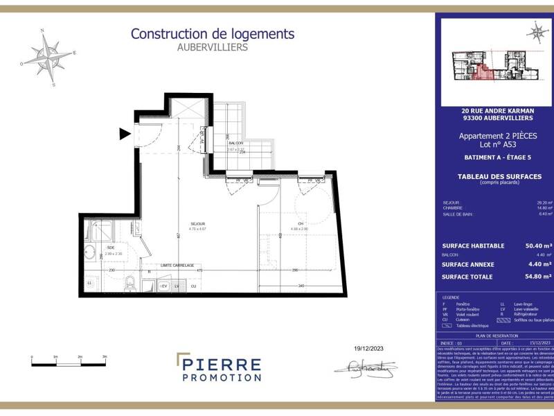 Maison à louer, 50m², AUBERVILLIERS