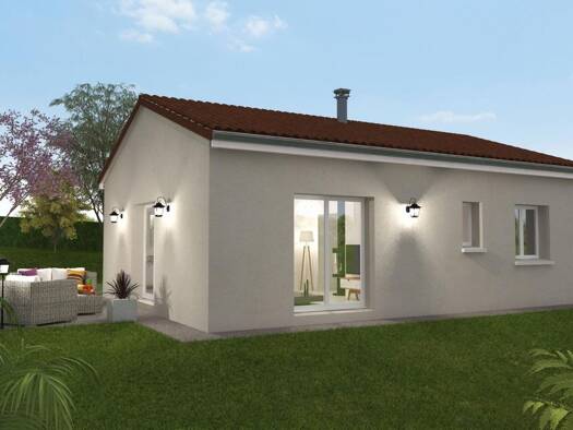 Terrain avec maison neuve à vendre 161 000 € 3 pièces 2 chambres 62 m² 1 201 m² de terrain Saint Géry-Vers 46330