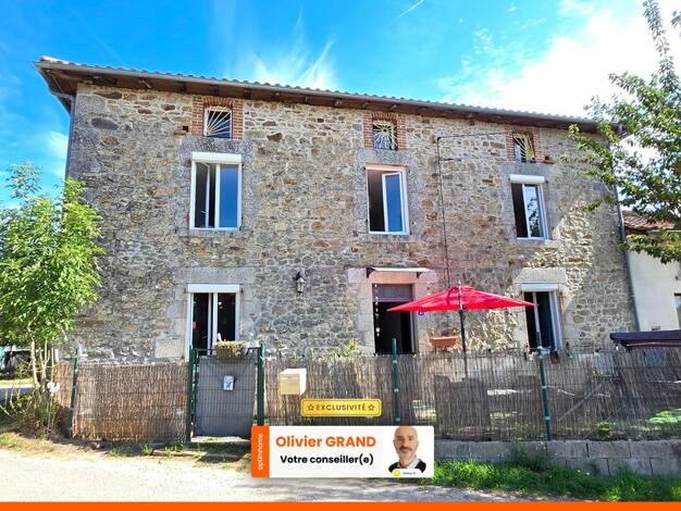 Maison à vendre 145 000 € 5 pièces 3 chambres 134 m² 980 m² de terrain Oradour-sur-Glane 87520