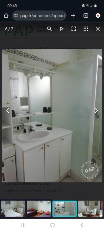 Maison à louer, 59m², LA ROCHELLE