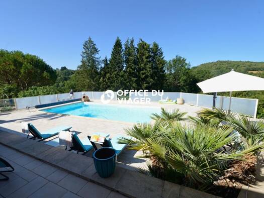 Maison en viager occupé Bouquet 229 000 € 5 pièces 3 chambres 210 m² 7 922 m² de terrain Aubin 12110