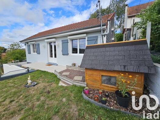 Maison de plain-pied à vendre 155 000 € 3 pièces 2 chambres 74 m² 855 m² de terrain Bailleul 80490