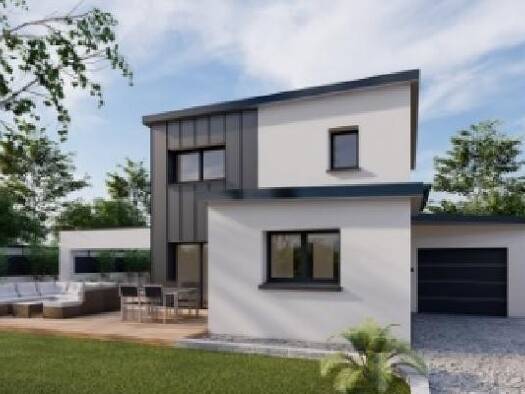 Terrain avec maison neuve à vendre 270 000 € 2 pièces 3 chambres 107 m² 453 m² de terrain Saint-Yvi 29140