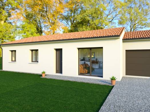 Terrain avec maison neuve à vendre 194 062 € 4 pièces 3 chambres 85 m² 679 m² de terrain Est Saint-Junien 87200