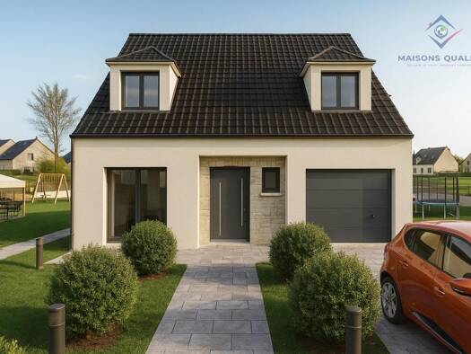 Terrain avec maison neuve à vendre 239 000 € 1 chambre 90 m² 1 100 m² de terrain Donnemarie-Dontilly 77520