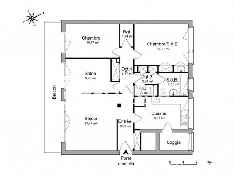 Maison à louer, 82m², MEYLAN