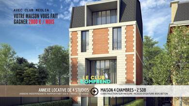 Terrain avec maison neuve à vendre 620 000 € Charentonneau Maisons-Alfort 94700