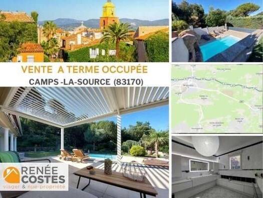 Maison en viager occupé Bouquet 352 065 € 7 pièces 4 chambres 216 m² 1 306 m² de terrain Rural Brignoles 83170