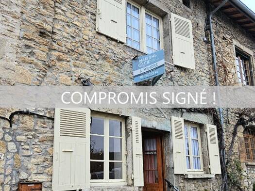 Maison à vendre 160 000 € 4 pièces 3 chambres 88 m² 251 m² de terrain Saint-Sorlin-en-Bugey 01150