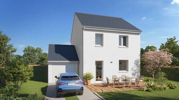 Terrain avec maison neuve à vendre 224 076 € Mardié 45430