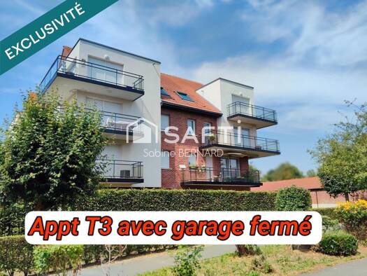 Appartement à vendre 254 000 € 3 pièces 2 chambres 83 m² Étage 2/3 Armentières 59280