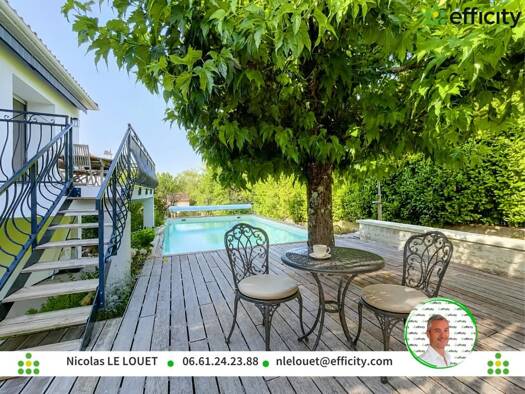 Pavillon à vendre 388 000 € 7 pièces 5 chambres 188 m² 906 m² de terrain Sud Soyaux 16800
