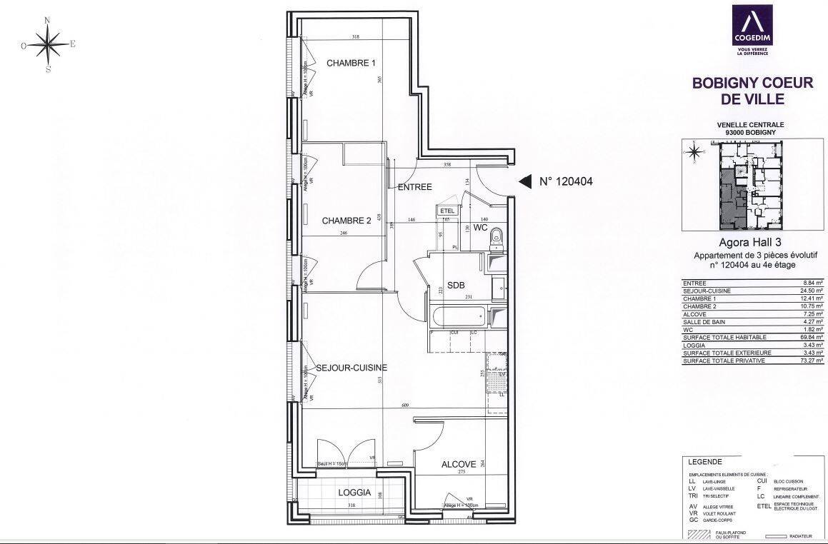 Maison à louer, 69m², BOBIGNY