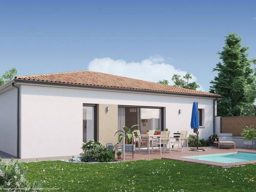 Terrain avec maison neuve à vendre 235 532 € 5 pièces 4 chambres 106 m² 490 m² de terrain Val de Moine Cholet 49300