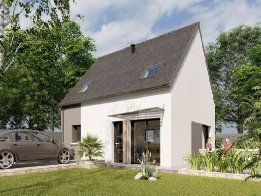 Terrain avec maison neuve à vendre 205 900 € 2 pièces 4 chambres 85 m² 441 m² de terrain Guilvinec 29730