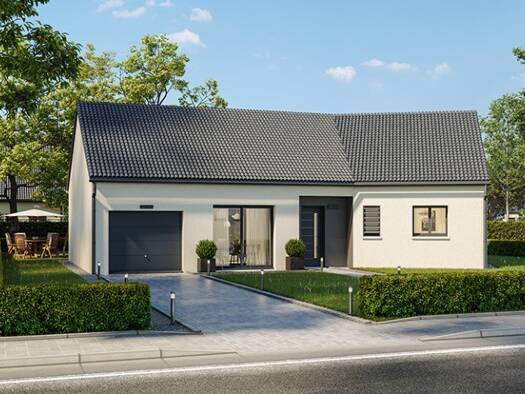 Terrain avec maison neuve à vendre 220 559 € 5 pièces 3 chambres 90 m² 1 000 m² de terrain Montmerrei 61570