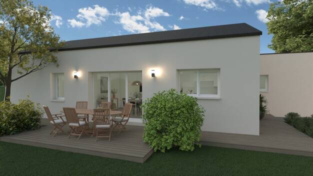Terrain avec maison neuve à vendre 249 300 € Saint-Léger-de-Linières 49170