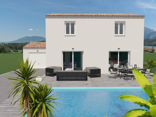Terrain avec maison neuve à vendre 370 000 € 4 pièces 3 chambres 93 m² 616 m² de terrain Sud Chabeuil 26120