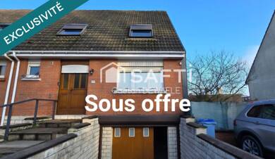 Maison de ville à vendre 209 000 € 5 pièces 3 chambres 116 m² 276 m² de terrain Bazennes Dunkerque 59430