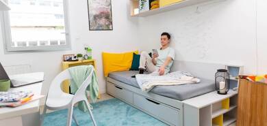 Appartement à louer 590 € 1 pièce 17 m² disponible dès maintenant La Joliette Marseille 2ème 13002
