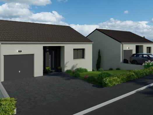 Terrain avec maison neuve à vendre 422 900 € 5 pièces 3 chambres 110 m² 381 m² de terrain Charlemagne Thionville 57100