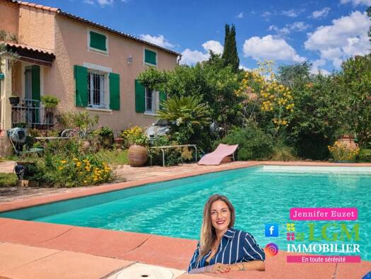 Villa à vendre 569 000 € 4 pièces 3 chambres 173 m² 2 506 m² de terrain Langlade 30980
