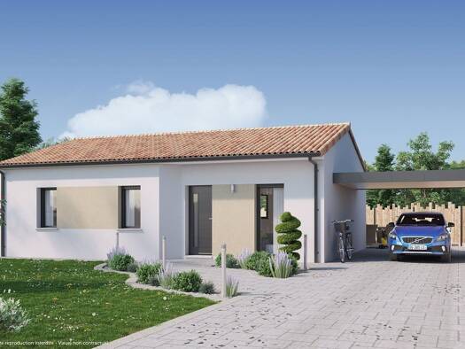 Terrain avec maison neuve à vendre 168 584 € 4 pièces 3 chambres 76 m² 420 m² de terrain Saint-Christophe-du-Bois 49280