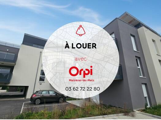 Appartement à louer 1 125 € 3 pièces 2 chambres 61,5 m² Étage 1/2 Rte de Thionville Est-Rue des Prés Nord Maizières-lès-Metz 57280
