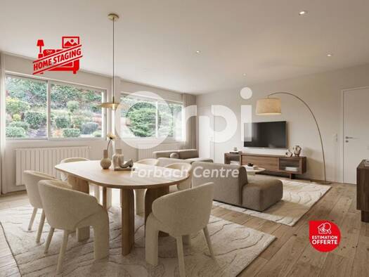 Appartement à vendre 90 500 € 5 pièces 4 chambres 123 m² Wiesberg-Hommel Forbach 57600