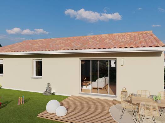 Terrain avec maison neuve à vendre 160 971 € 5 pièces 3 chambres 90 m² 945 m² de terrain Saint-Maurice-les-Brousses 87800