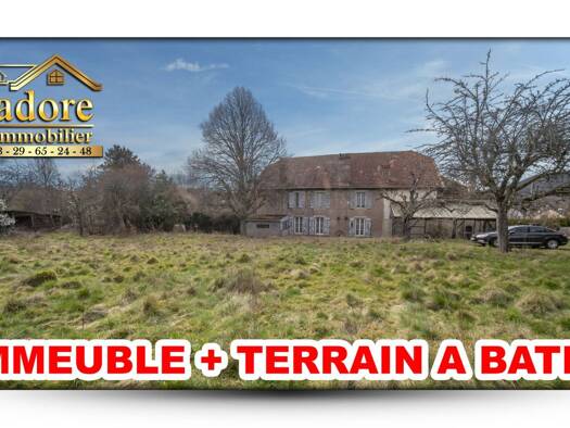 Villa à vendre 129 000 € 13 pièces 10 chambres 350 m² 6 500 m² de terrain Saint-Dié-des-Vosges 88100