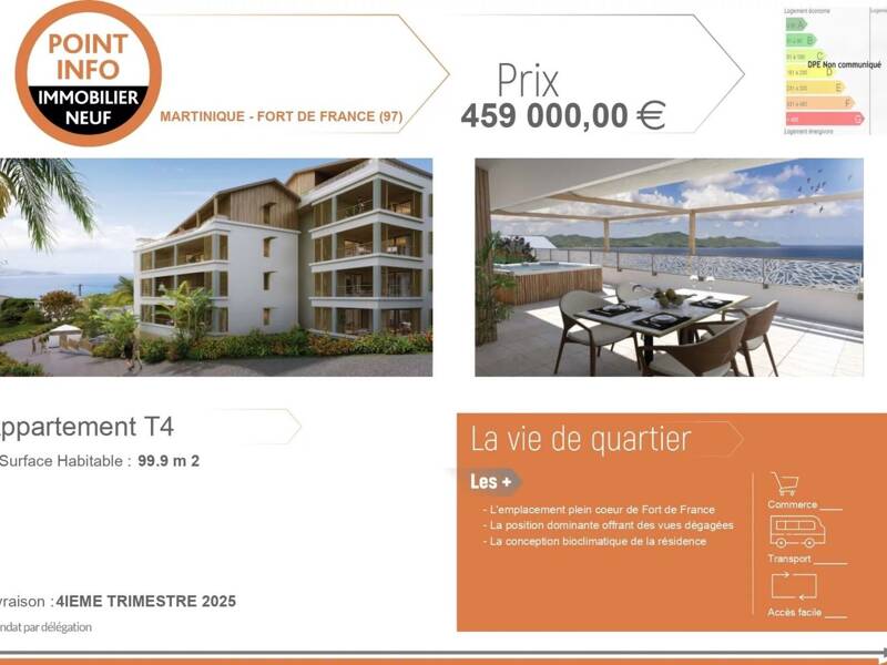 Maison à vendre, 100m², FORT DE FRANCE