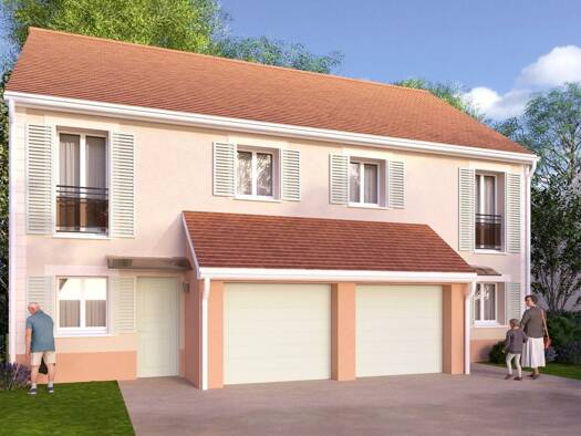 Villa à vendre - neuf 335 000 € 5 pièces 4 chambres 90 m² dès le 30/09/2027 Vert-le-Grand 91810