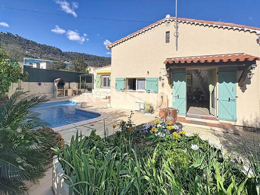 Maison de plain-pied à vendre 419 000 € 4 pièces 3 chambres 118 m² 545 m² de terrain Nord Peymeinade 06530