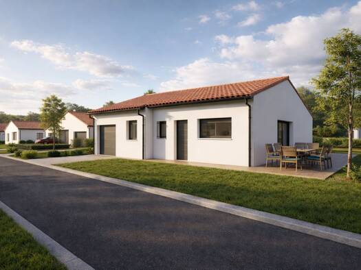 Terrain avec maison neuve à vendre 240 500 € 4 pièces 3 chambres 80 m² 425 m² de terrain Sablons 38550