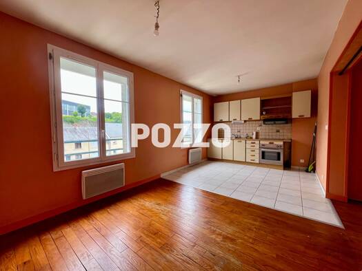 Duplex à louer 500 € 3 pièces 2 chambres 43 m² Dernier étage, Étage 2/2 Le Bouloir-Grimouville St Lo 50000