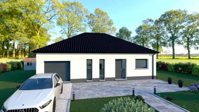 Maison de plain-pied à vendre 205 590 € 4 pièces 3 chambres 89,5 m² 541 m² de terrain Verchain-Maugré 59227