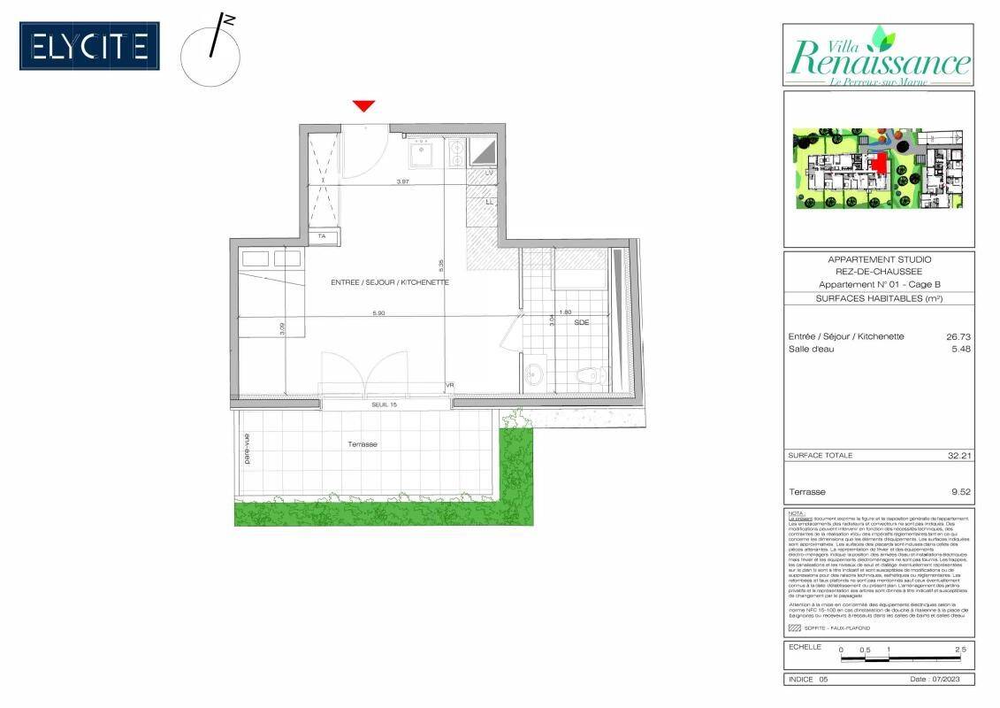 Maison à louer, 32m², LE PERREUX SUR MARNE