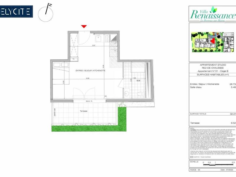 Maison à louer, 32m², LE PERREUX SUR MARNE