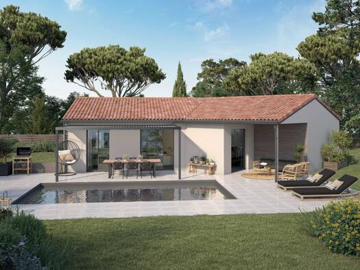 Terrain avec maison neuve à vendre 212 000 € 4 pièces 3 chambres 85 m² 570 m² de terrain Saint-Paul-de-Jarrat 09000