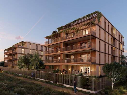 Appartement à vendre - neuf 241 771 € 2 pièces 1 chambre 41,8 m² Étage 1/4 Parcs Romainville 93230