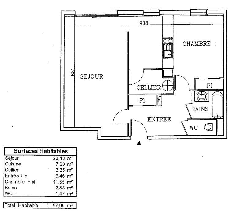 Maison à vendre, 58m², ABBEVILLE