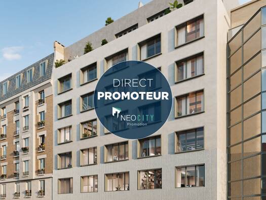 Appartement à vendre - neuf 713 250 € 3 pièces 2 chambres 57 m² Étage 4/6 Reine-Mairie Boulogne-Billancourt 92100