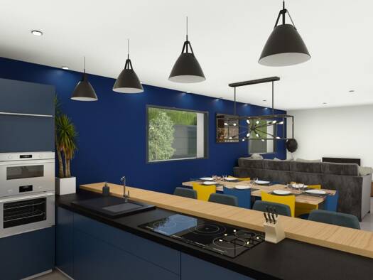 Terrain avec maison neuve à vendre 335 000 € 4 pièces 3 chambres 91 m² 496 m² de terrain Ouest Saint-Cassien 38500