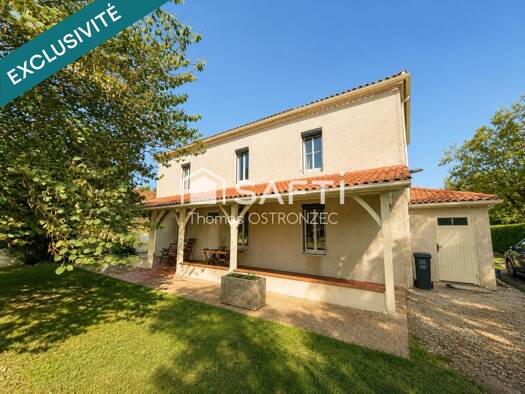 Maison à vendre 269 000 € 5 pièces 4 chambres 140 m² 2 890 m² de terrain Saint-Étienne-de-Fougères 47380