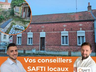 Maison à vendre 74 000 € 4 pièces 2 chambres 80 m² 147 m² de terrain Haspres 59198