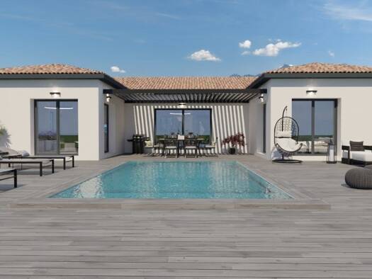 Terrain avec maison neuve à vendre 403 900 € 4 pièces 3 chambres 140 m² 734 m² de terrain Malataverne 26780