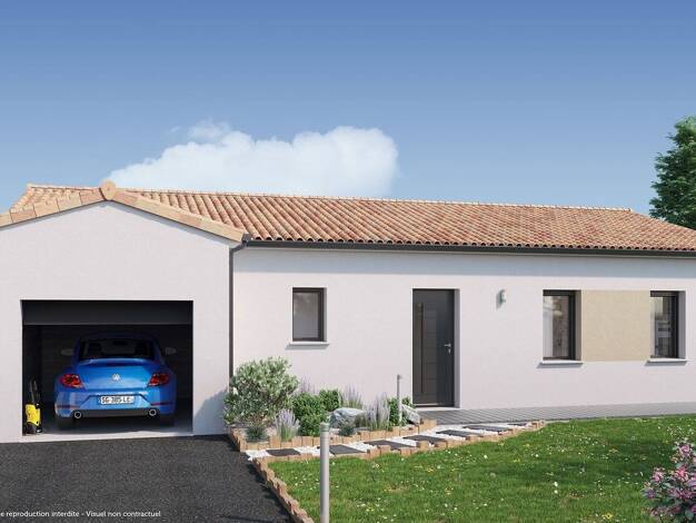 Terrain avec maison neuve à vendre 377 456 € 4 pièces 3 chambres 86 m² 425 m² de terrain Cimetiere Nord-Petit Bruges Bruges 33520