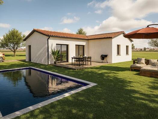 Terrain avec maison neuve à vendre 248 000 € 4 pièces 102 m² Poncins 42110