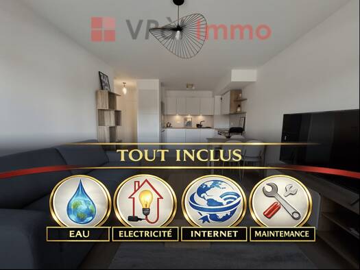 Appartement à louer 1 350 € 2 pièces 1 chambre 44,6 m² Étage 1/3 Domaine National du Château Versailles 78000